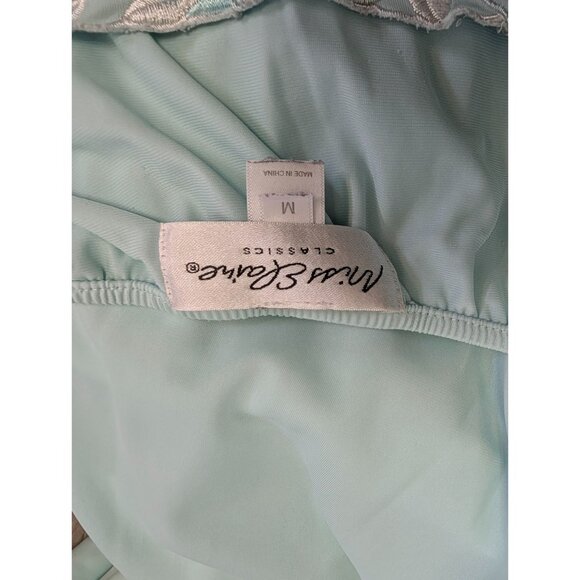 Light Blue Embroidered Floral Nightgown By Marisa Christina Classics - Womens Me - Picture 5 of 7